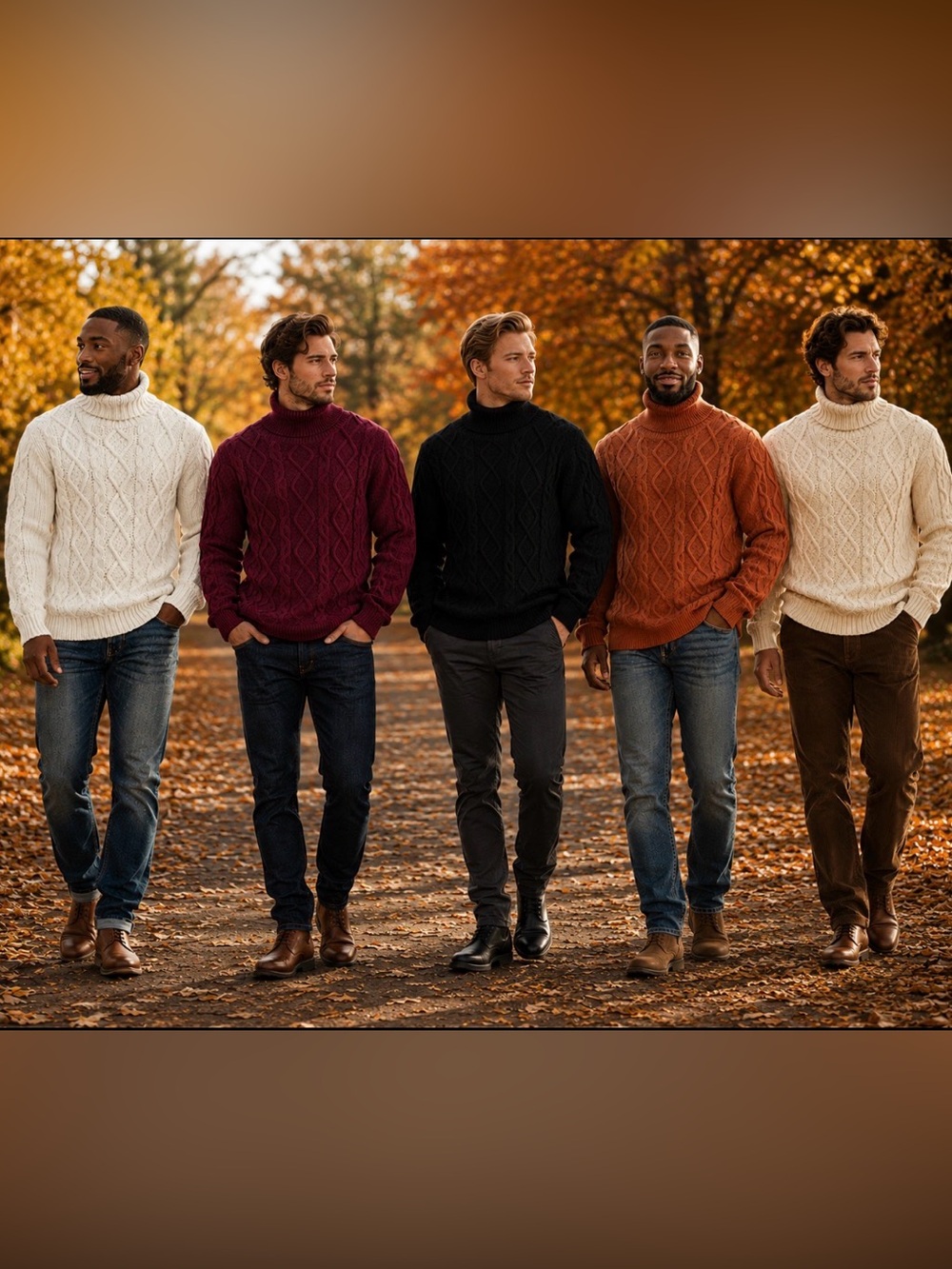Men’s Aran Cable Knit Large Sweater
($25 each or all six for $100)